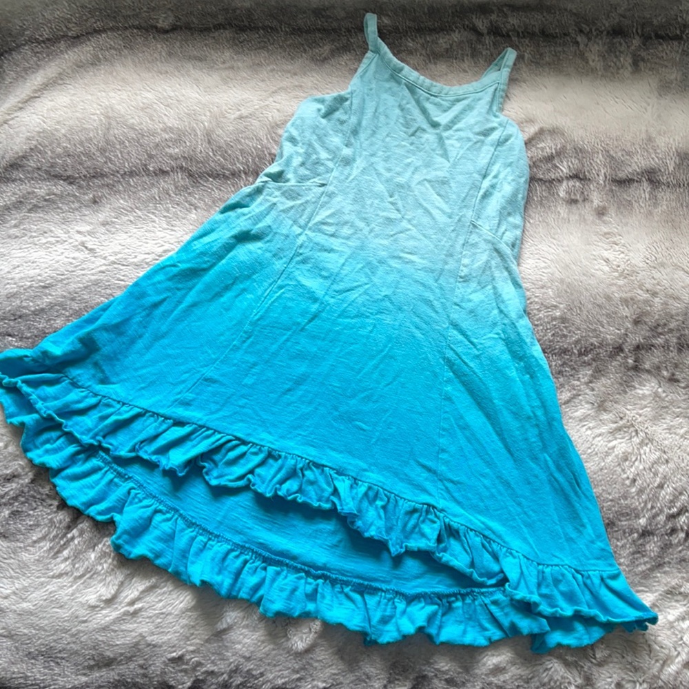 Tea Collection High low Ombre colored dress
